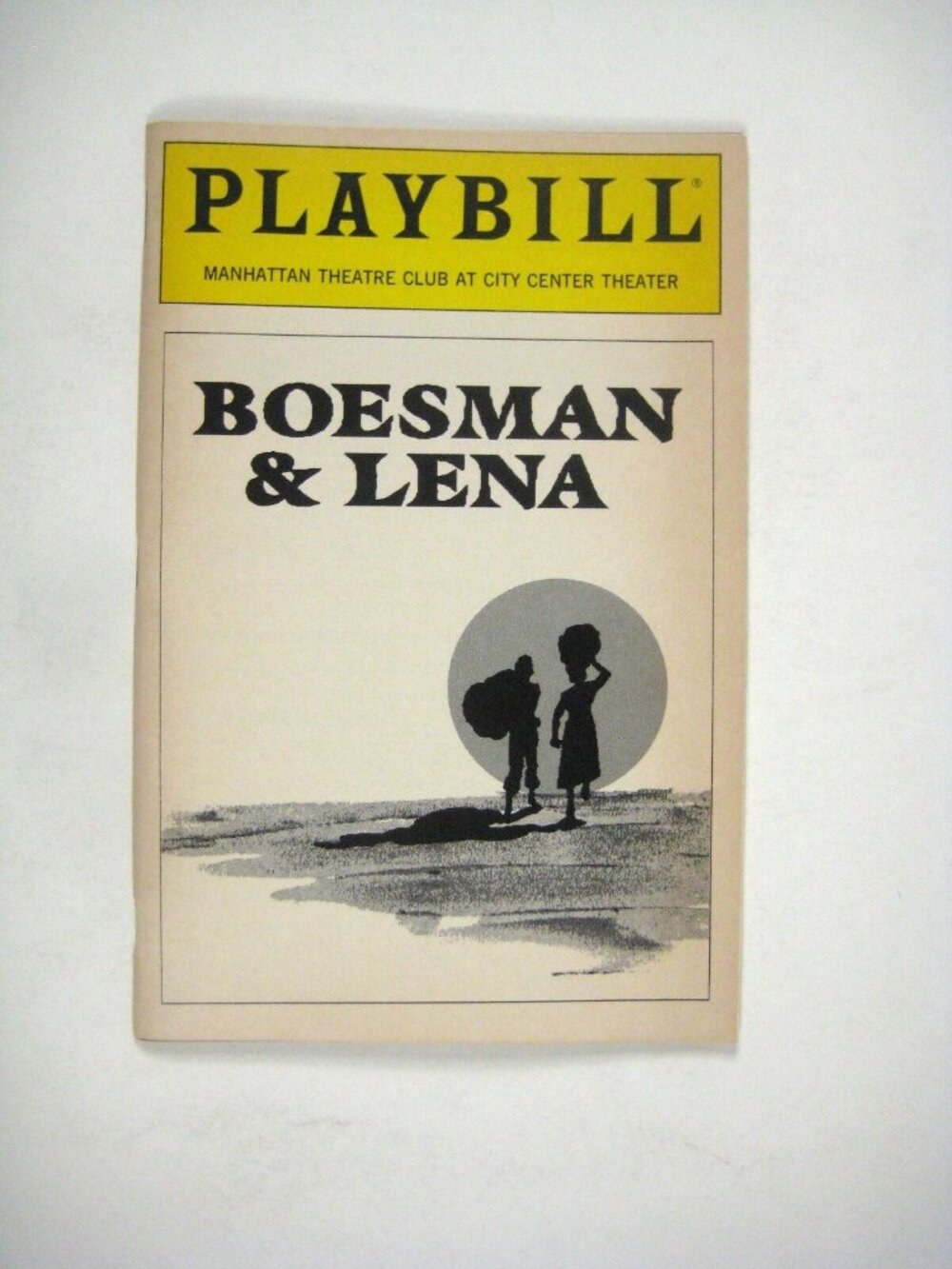 Boesman Lena Playbill 1992 Manhattan Theatre Keith David Tsepo Mokone Thigpen